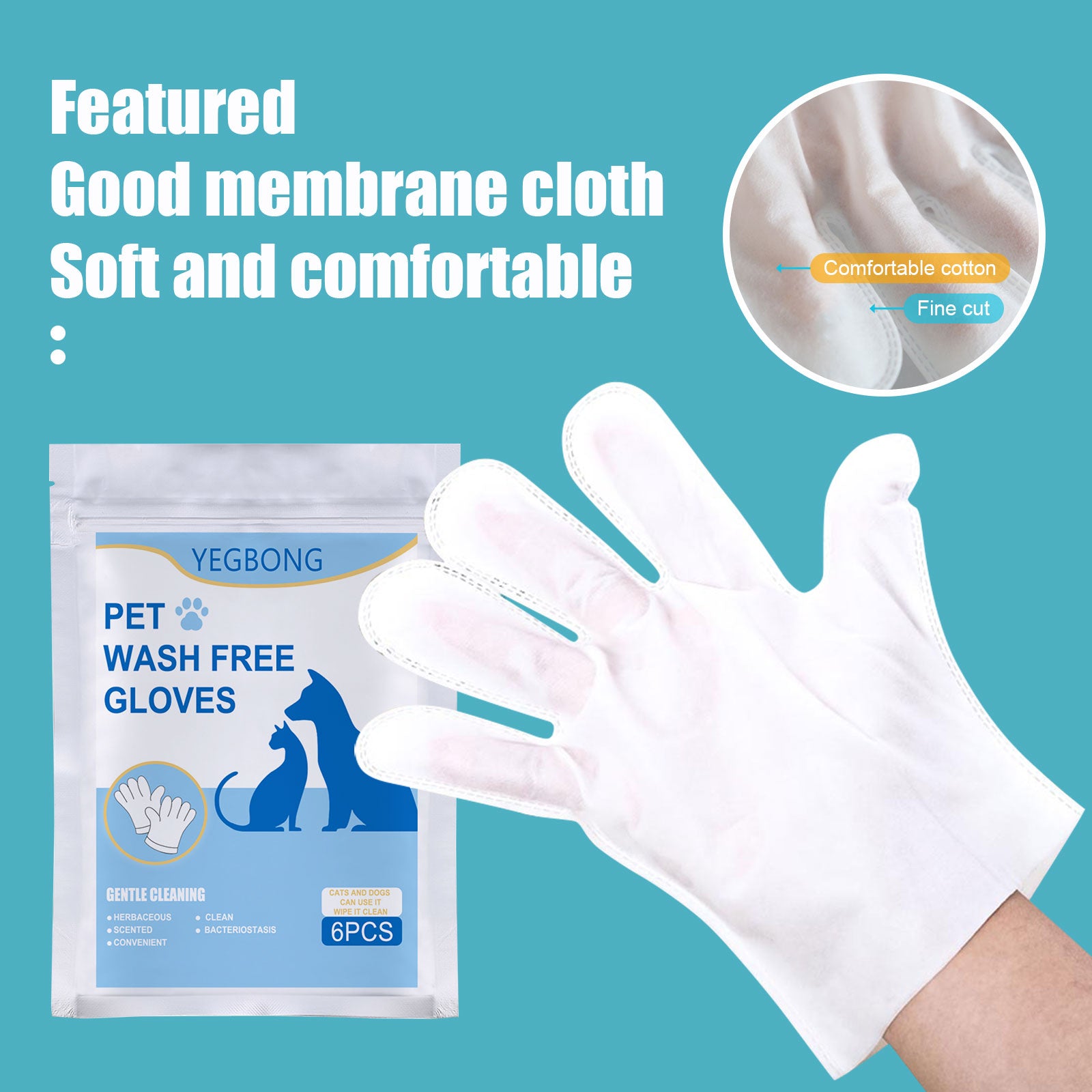 Pet Wash Free Gloves