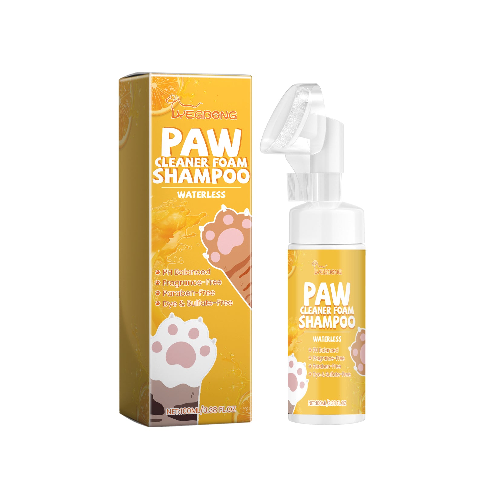 YEGBONG Paw Cleaner Foam Shampoo